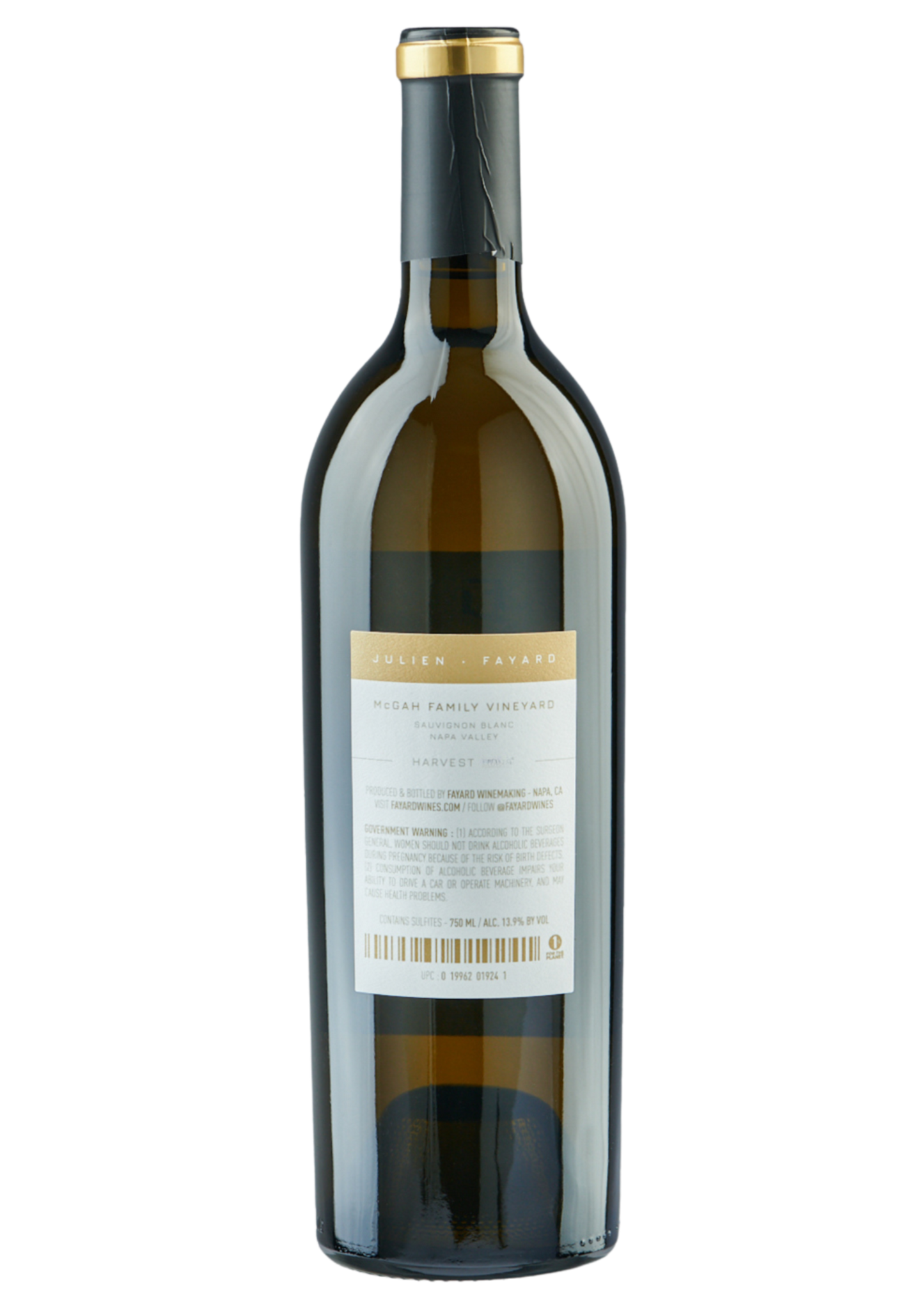 Fayard Wines | McGah Sauvignon Blanc - 2020