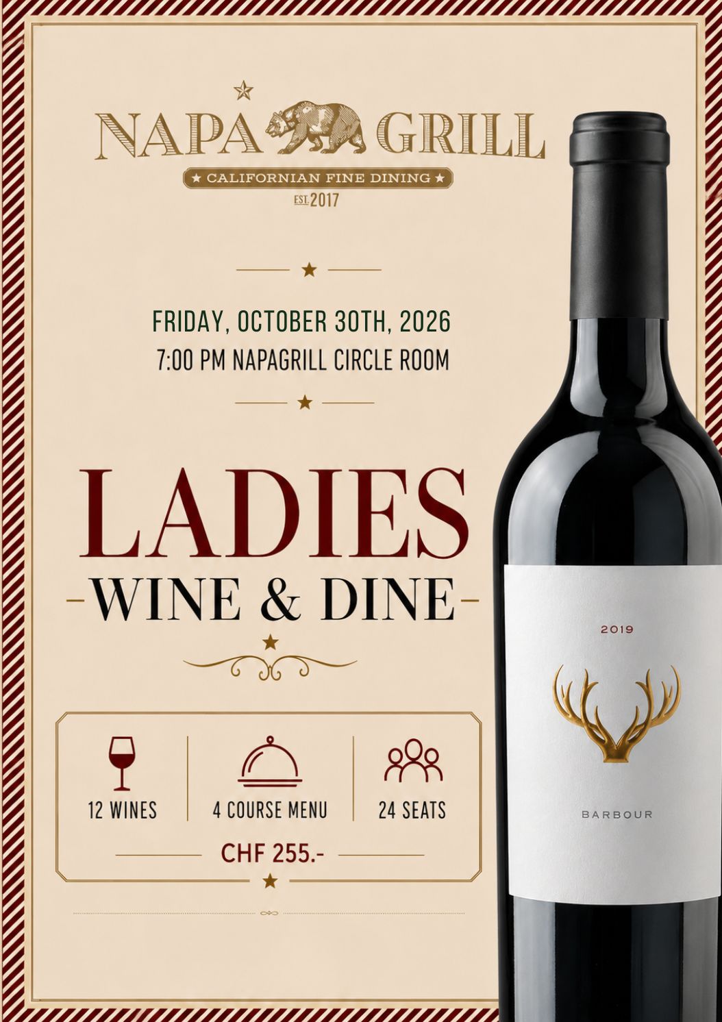 Ladies Wine & Dine Alternativ-Datum