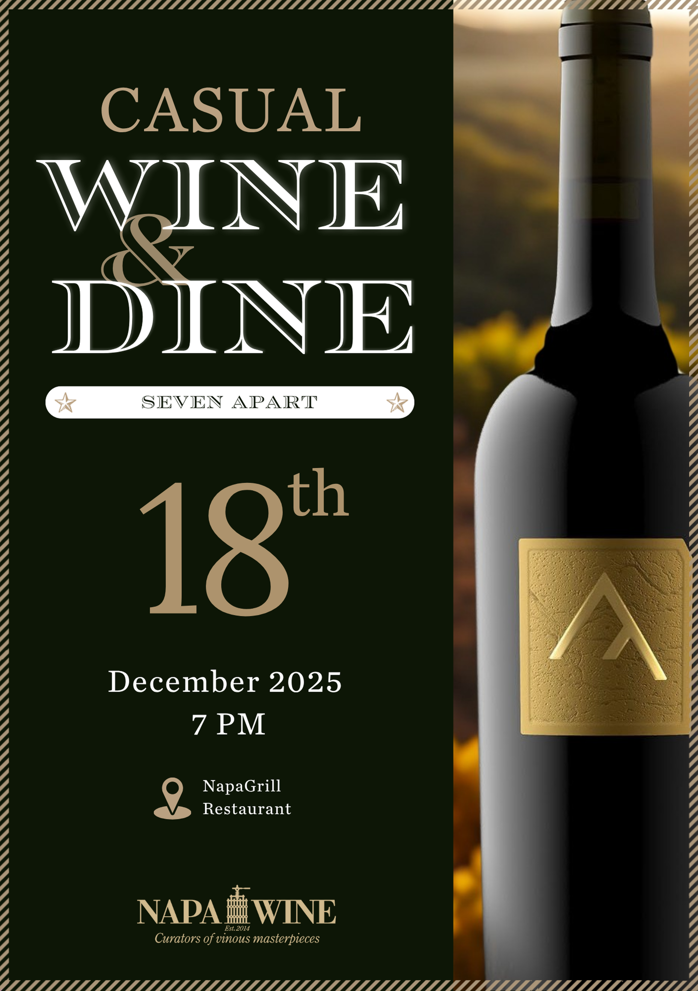 Seven Apart | Casual Dinner