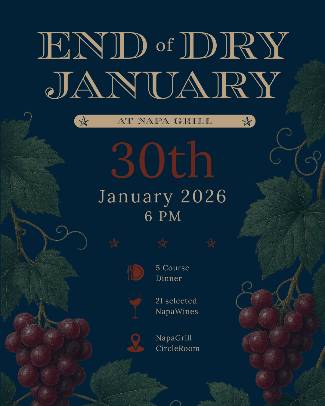 End of Dry January - Big Tasting